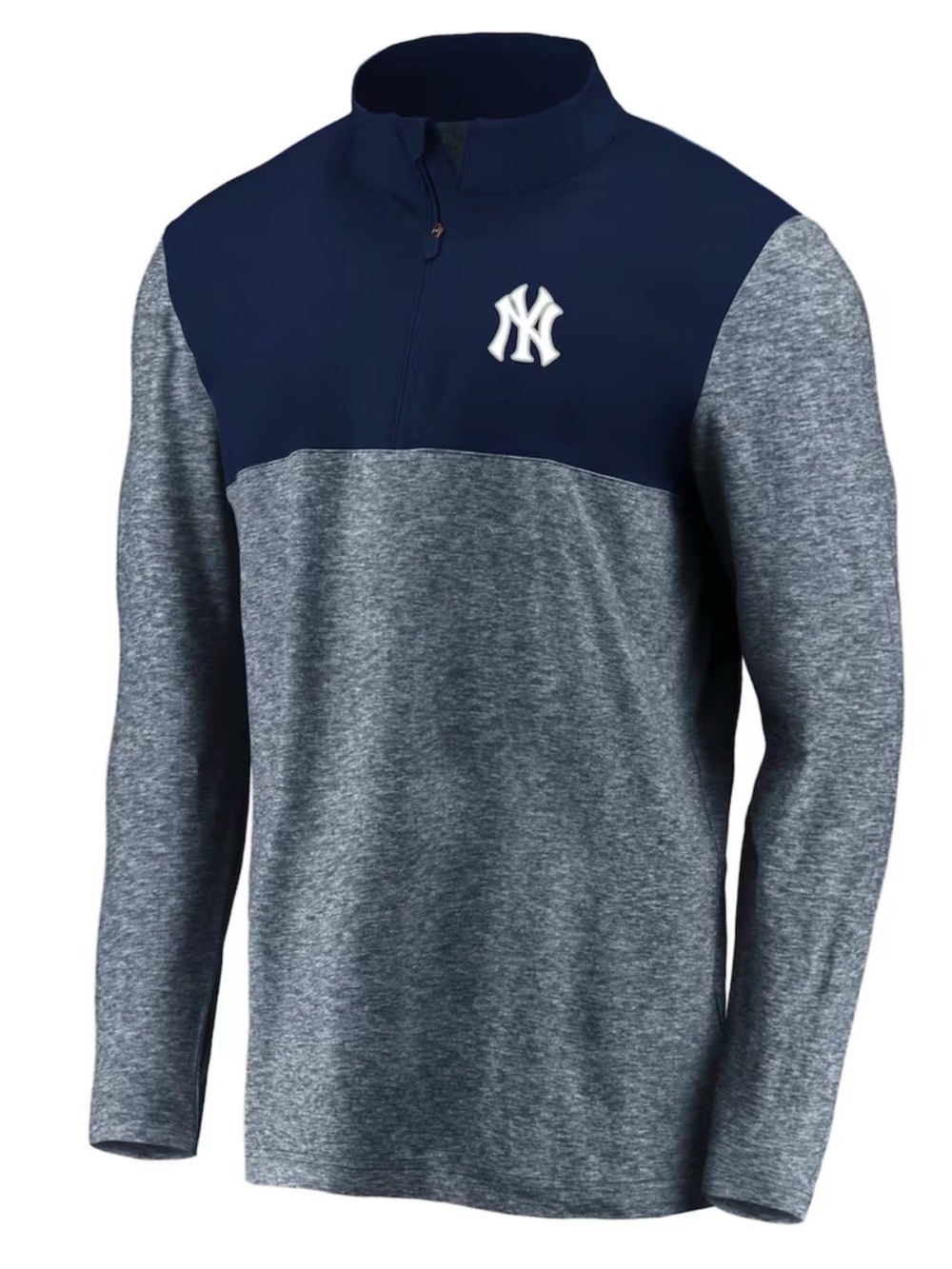 Fanatics NY Yankees Iconic Marble Clutch Half Zip Jacket Navy Men Size 2XL NEW!